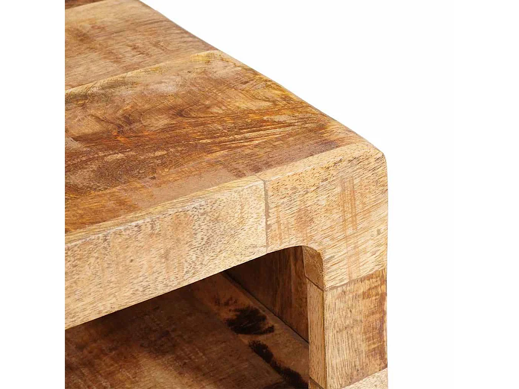 Tables d'appoint 40 x 32 x 46 cm bois de manguier massif