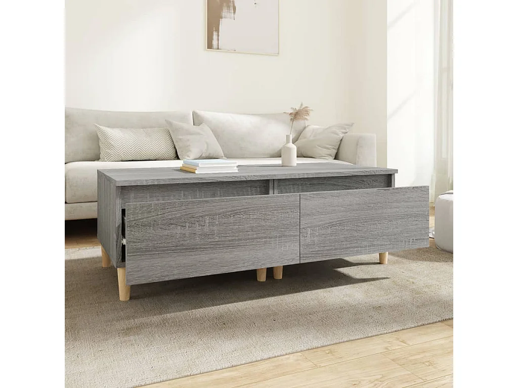 Tavolini laterali 2 pezzi Sonoma grigio 50x46x35 cm Legno ingegnerizzato