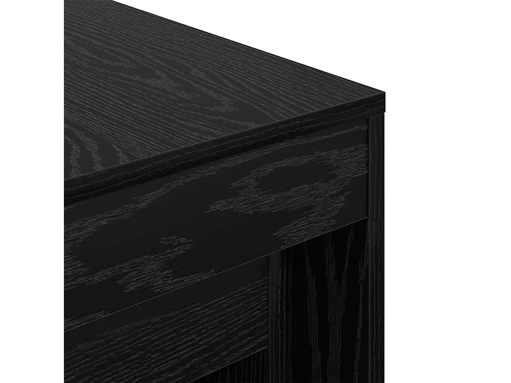 Tavolini da caffè 3 pezzi Rovere nero 45 x 45 x 45 cm