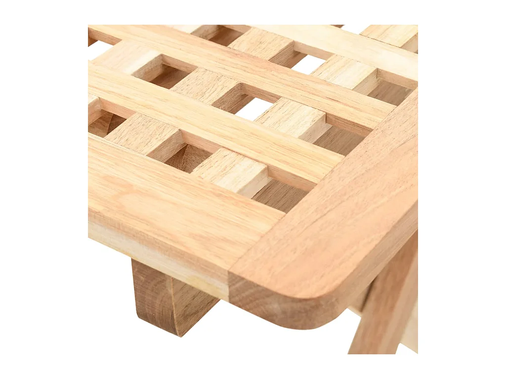 Table d'appoint pliante 50 x 50 x 49 cm Bois de noyer massif