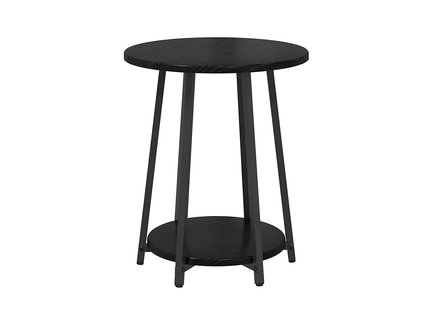 Ensemble de tables d'appoint 2 pcs Chêne noir 50 x 50 x 51 cm