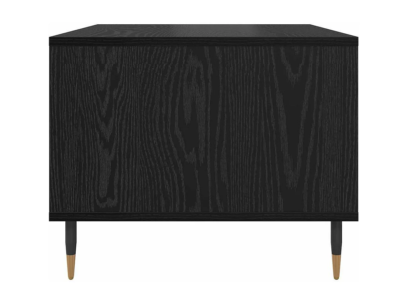 Couchtisch Eiche schwarz 60 x 50 x 40 cm Holzwerkstoff