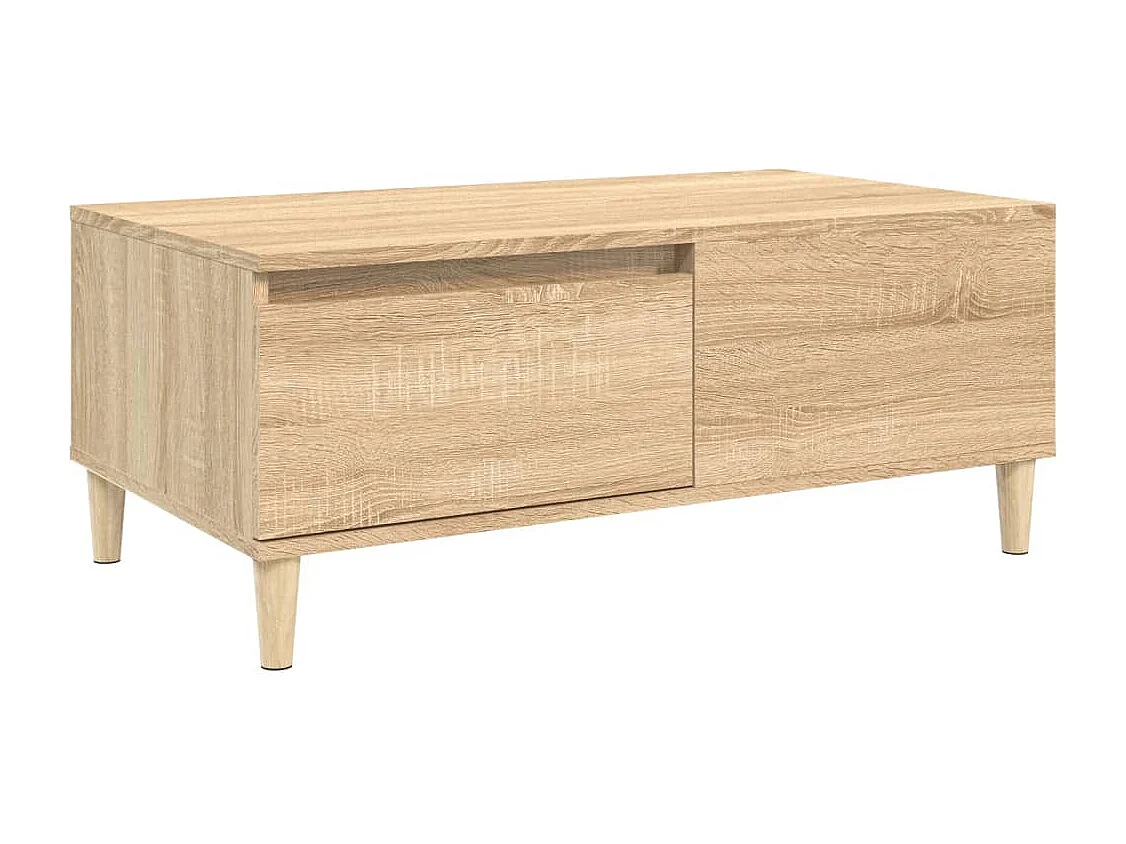 Table basse Chêne sonoma 90x50x36,5 cm Bois d'ingénierie