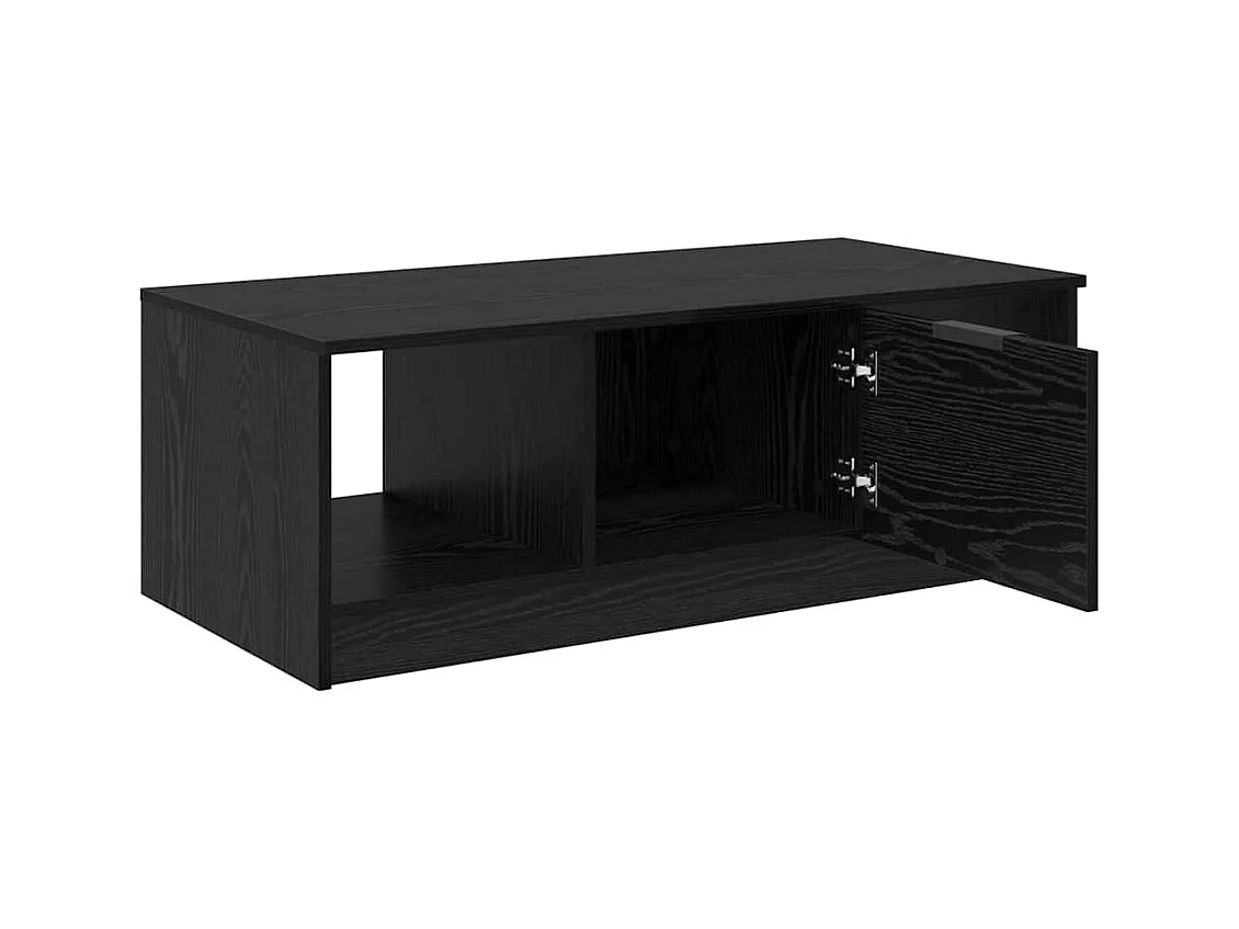 Table basse Chêne noir 100 x 50 x 36 cm Bois d'ingénierie