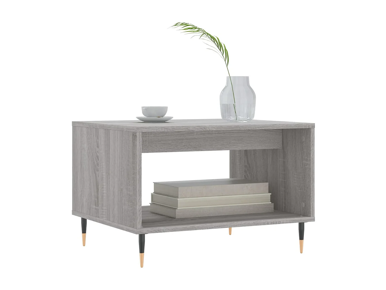 Mesa de centro Sonoma gris 60x50x40 cm madera de ingeniería