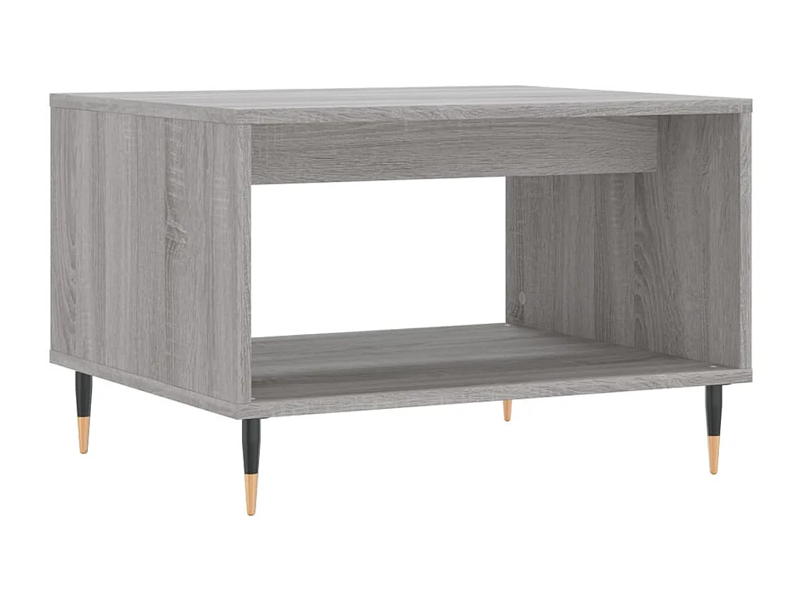 Mesa de centro Sonoma gris 60x50x40 cm madera de ingeniería