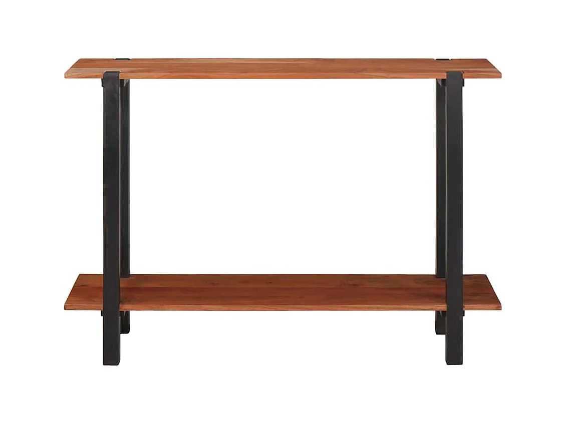 Tavolo consolle Marrone 110 x 30 x 75 cm Legno massello di acacia