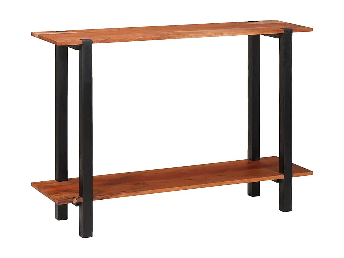 Tavolo consolle Marrone 110 x 30 x 75 cm Legno massello di acacia