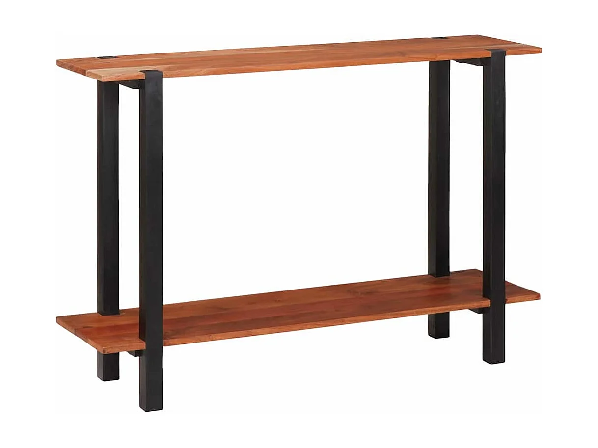 Tavolo consolle Marrone 110 x 30 x 75 cm Legno massello di acacia