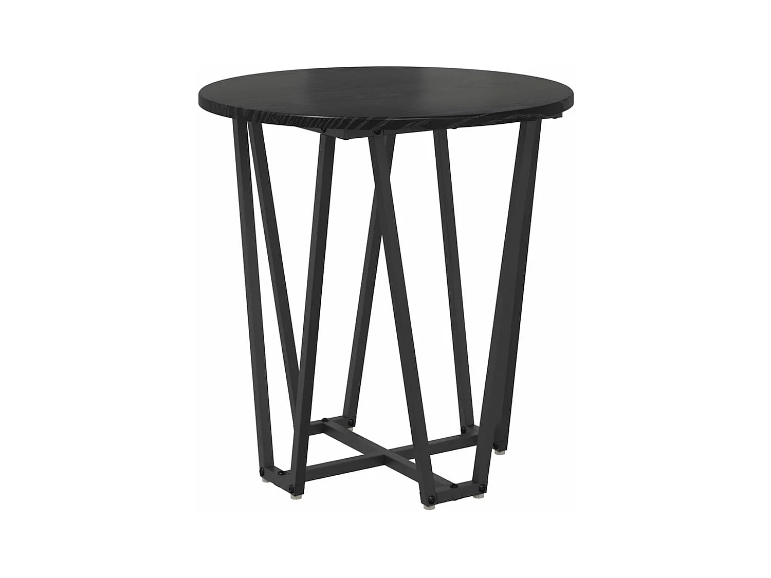 Ensemble de tables d'appoint 2 pcs Chêne noir 50 x 50 x 50.5 cm