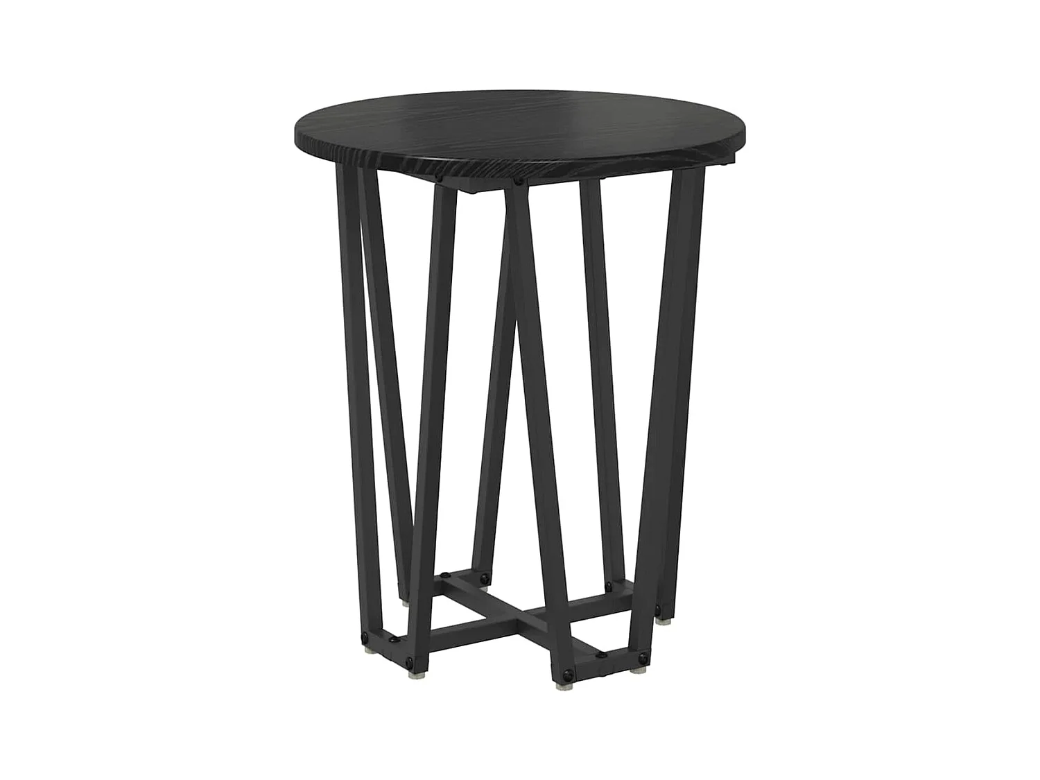 Ensemble de tables d'appoint 2 pcs Chêne noir 50 x 50 x 50.5 cm