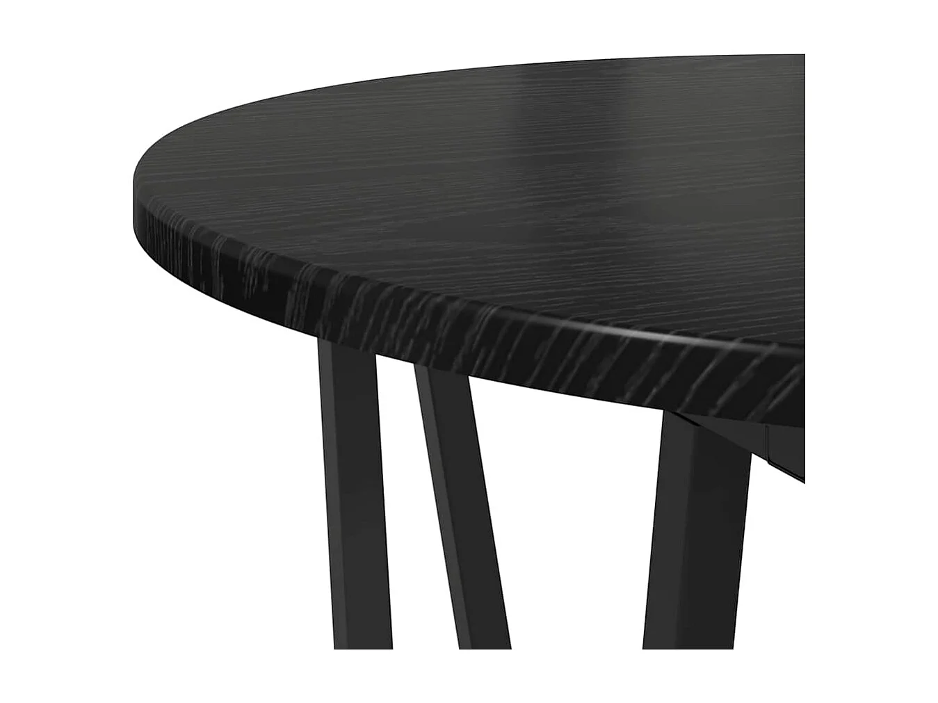 Ensemble de tables d'appoint 2 pcs Chêne noir 50 x 50 x 50.5 cm