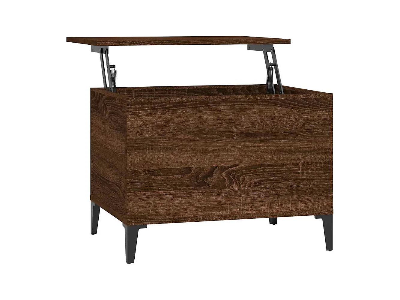 Table basse Chêne marron 60x44,5x45 cm Bois d'ingénierie