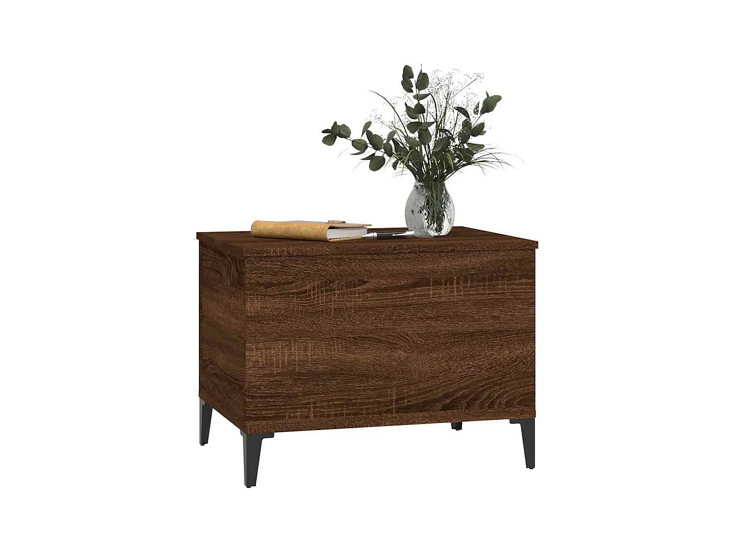 Table basse Chêne marron 60x44,5x45 cm Bois d'ingénierie