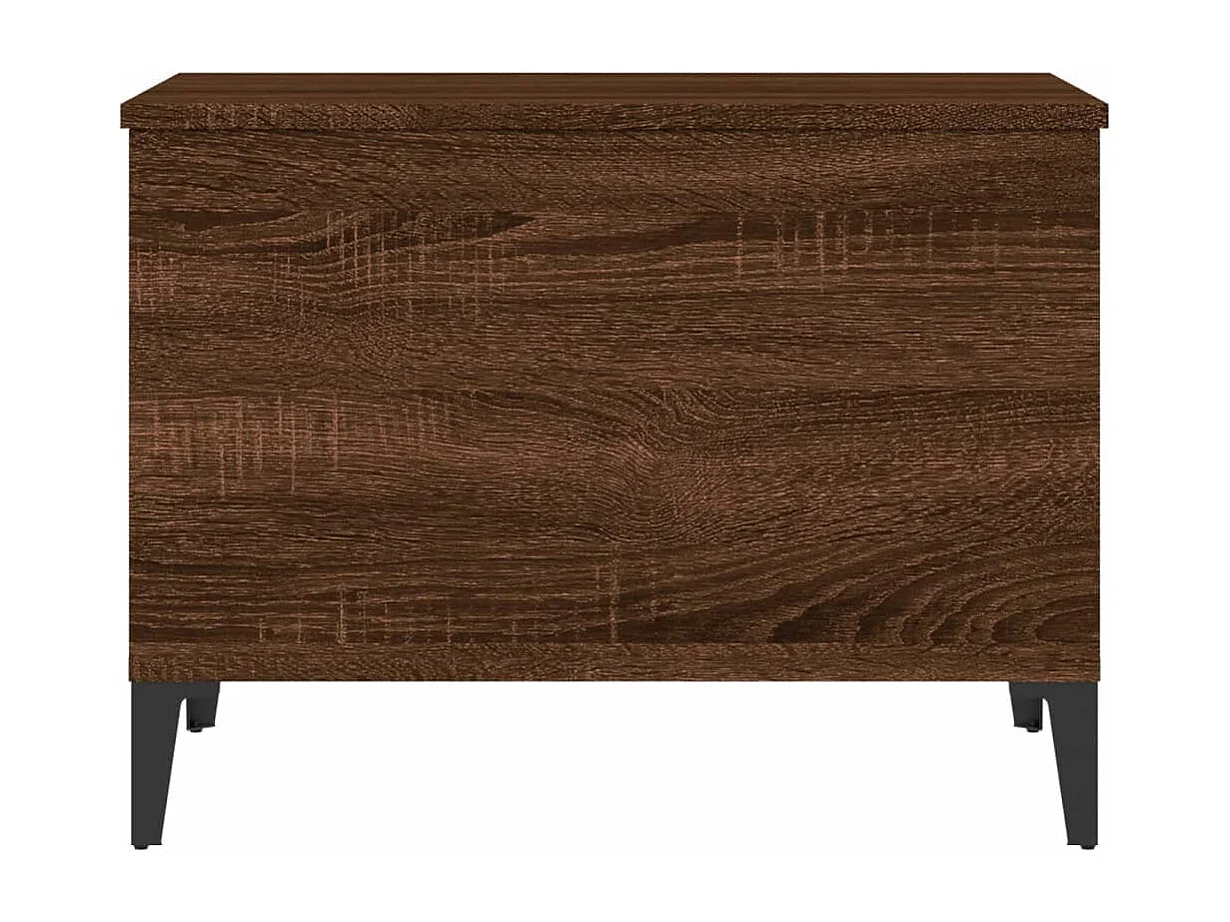 Table basse Chêne marron 60x44,5x45 cm Bois d'ingénierie