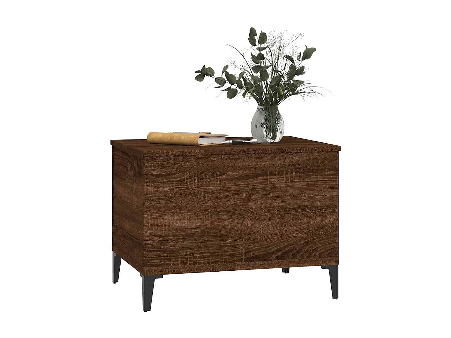 Table basse Chêne marron 60x44,5x45 cm Bois d'ingénierie
