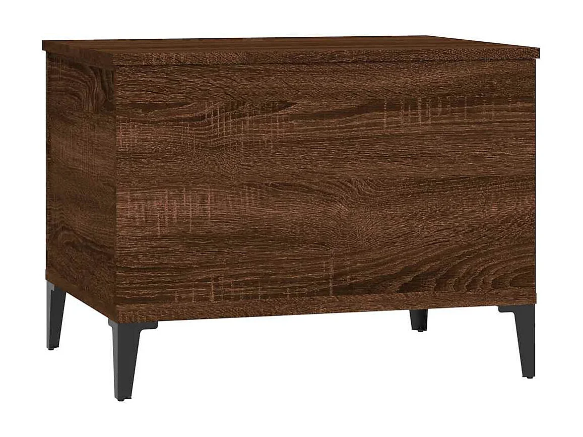 Table basse Chêne marron 60x44,5x45 cm Bois d'ingénierie