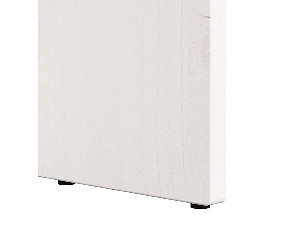 Table basse Blanc 50 x 50 x 35 cm Bois massif en pin