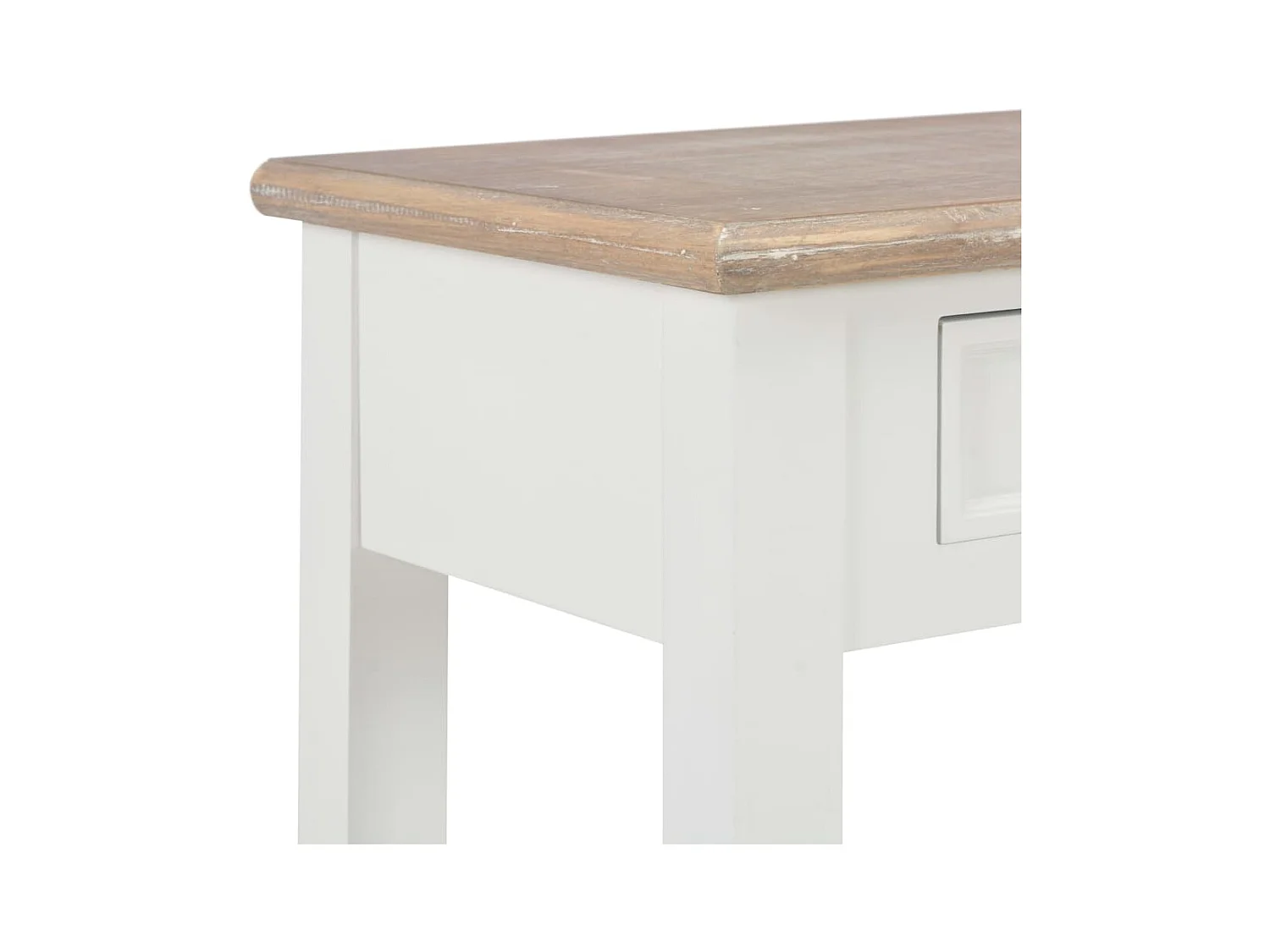 Table console Blanc 110x35x80 cm Bois