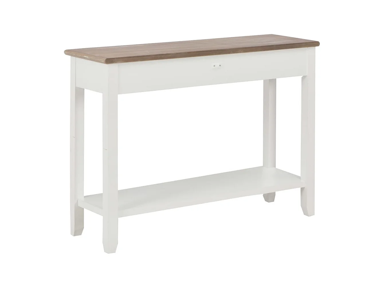 Table console Blanc 110x35x80 cm Bois