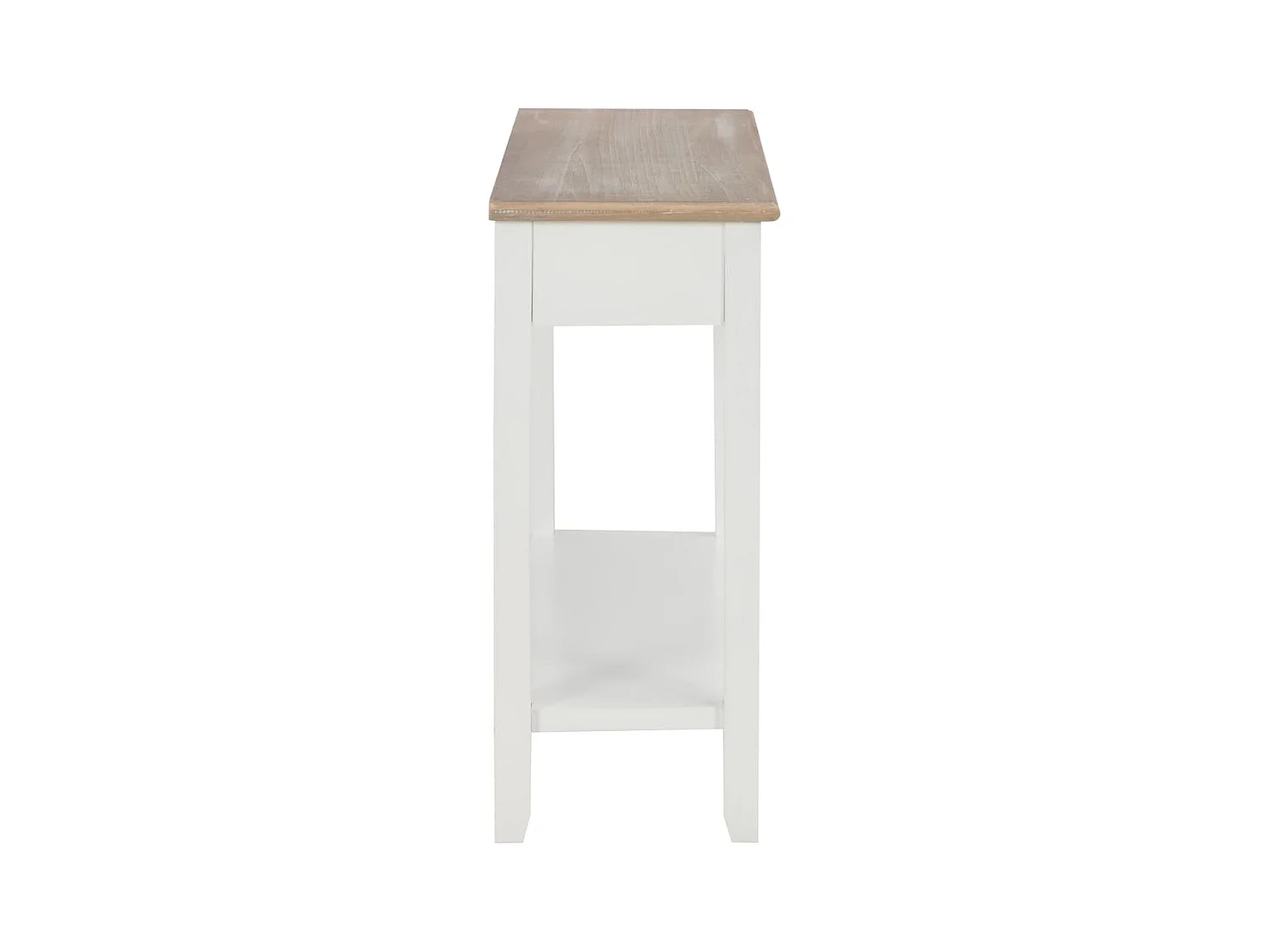 Table console Blanc 110x35x80 cm Bois