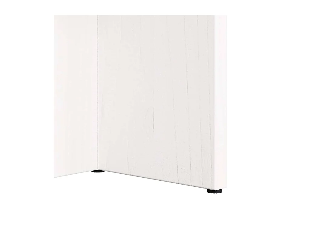 Tavolino da caffè Bianco 80 x 39,5 x 35 cm Legno massello di pino