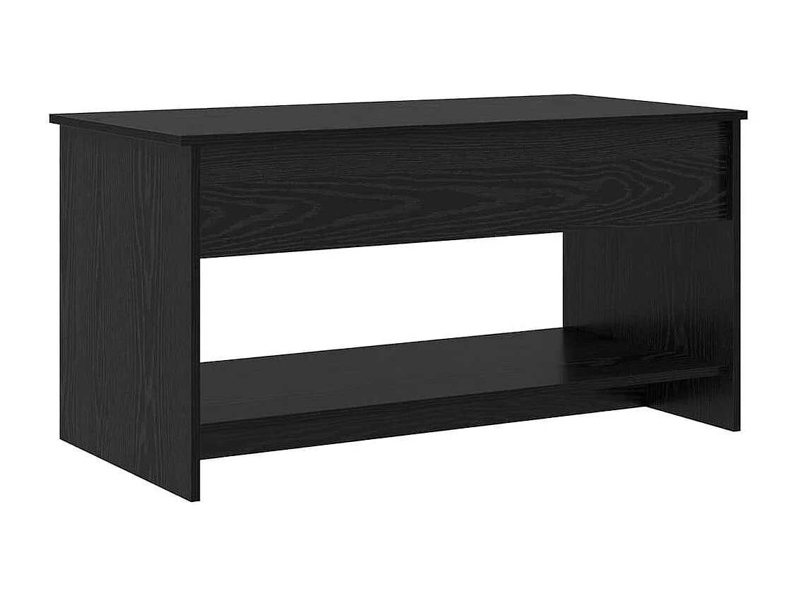Table basse Chêne noir 102 x 50 x 52.5 cm Bois d'ingénierie