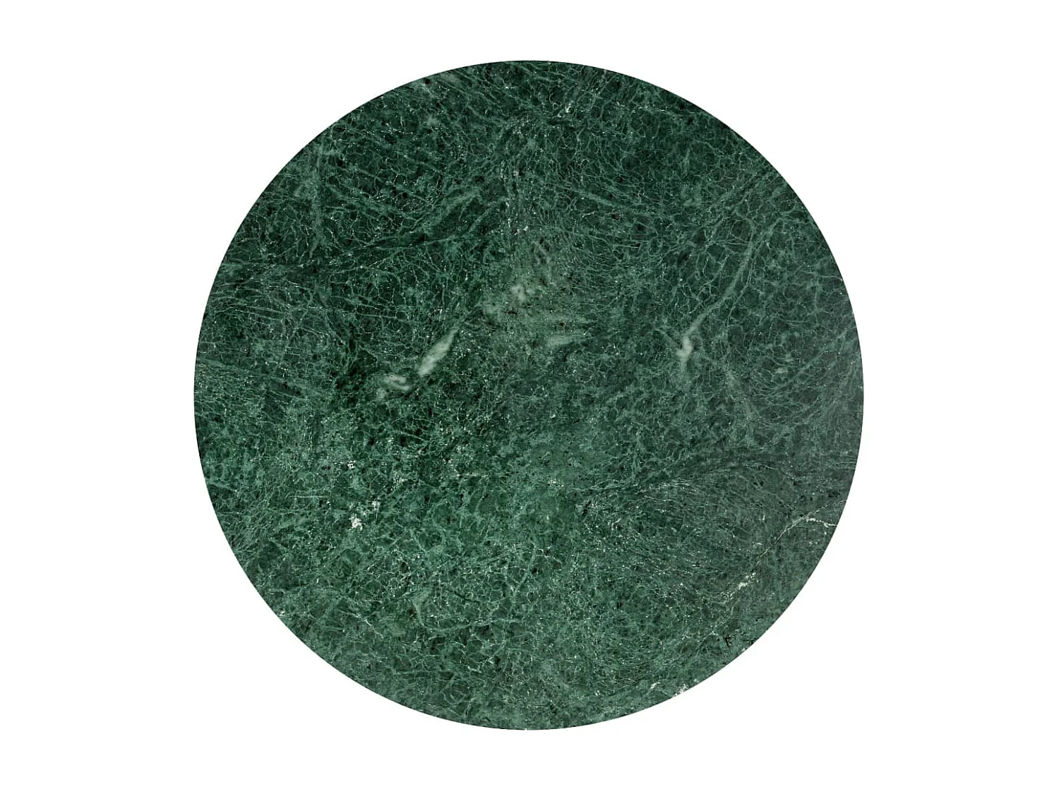 Table basse Vert 60x60x35 cm Pierre véritable et texture marbre