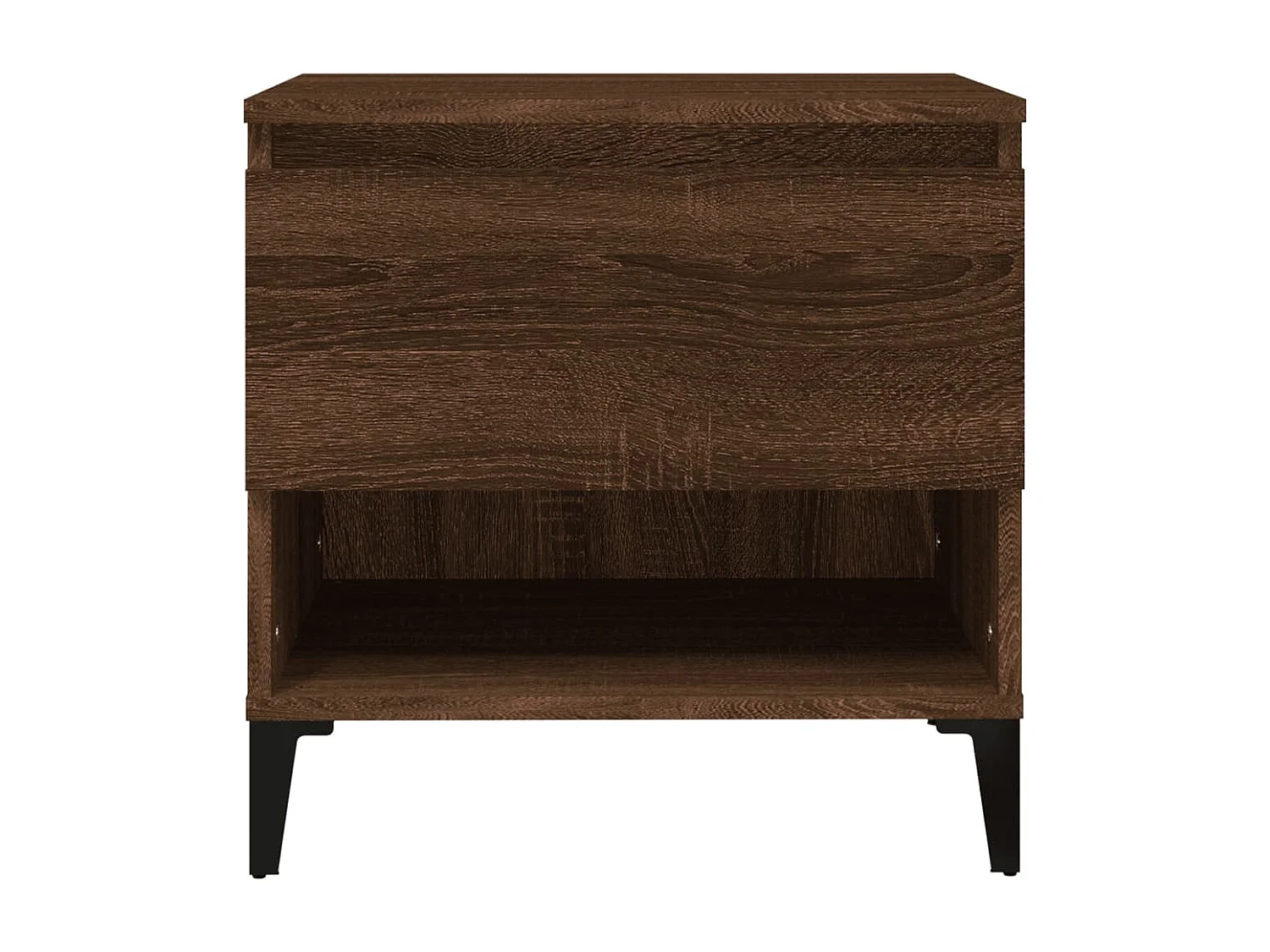 Tables d'appoint 2 pcs Chêne marron 50x46x50 cm Bois ingénierie