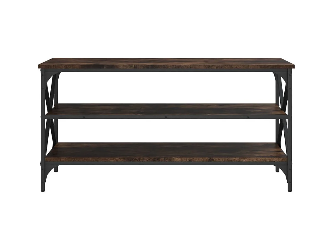 Mobile TV in rovere affumicato 100x40x50 cm in legno ingegnerizzato