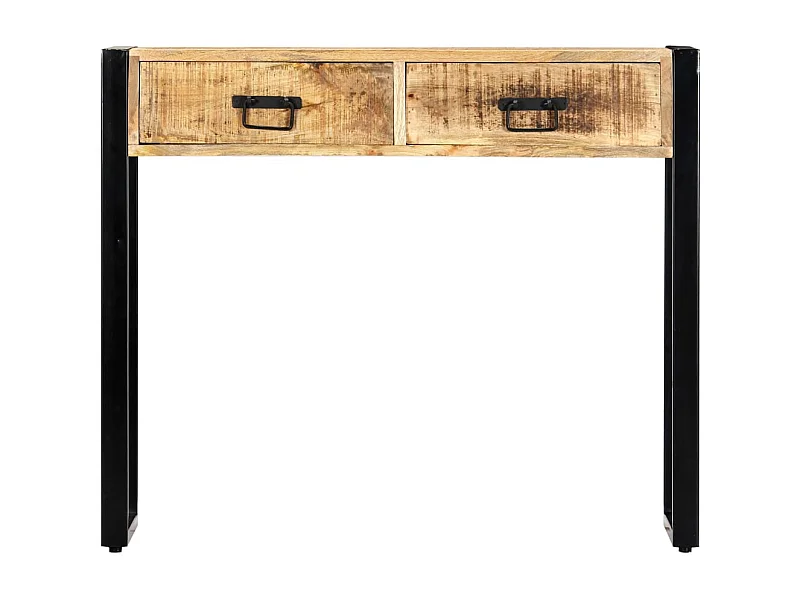 Tavolo consolle 90 x 30 x 75 cm Legno massello di mango