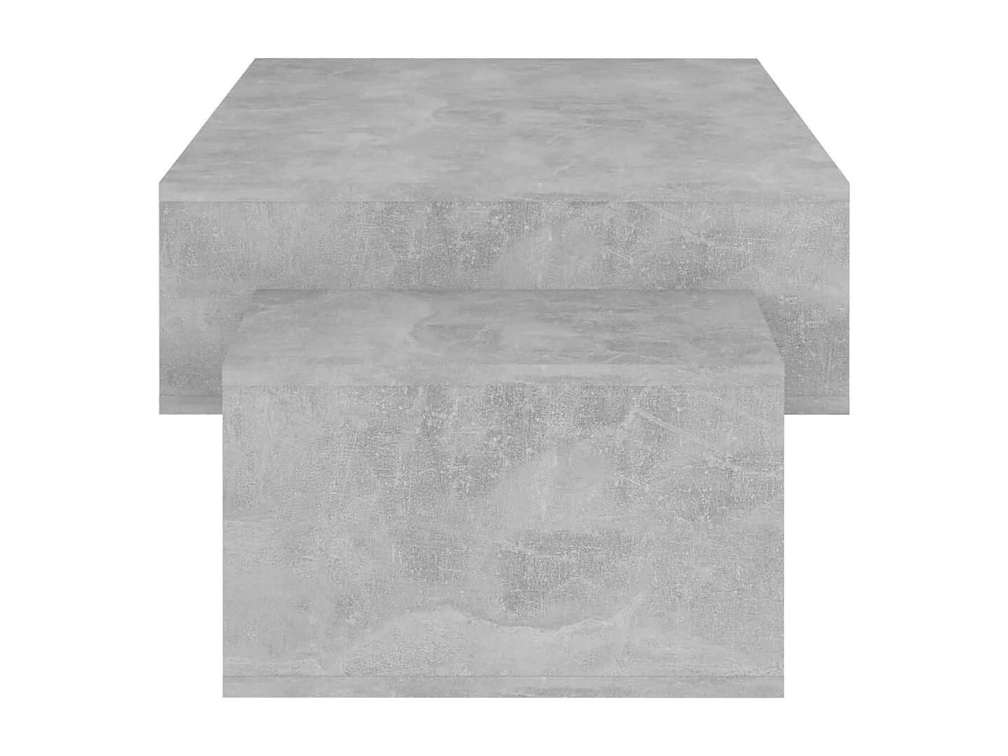 Table basse Gris béton 105x55x32 cm Bois d’ingénierie