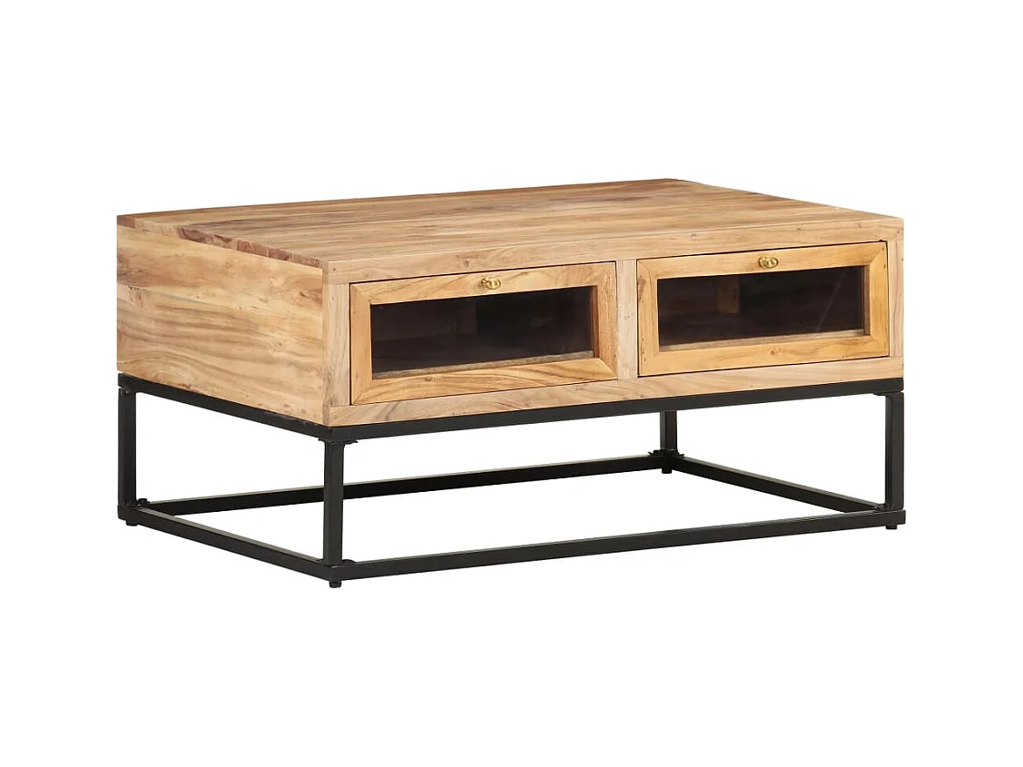 Table basse 90x60x40 cm Bois d'acacia massif
