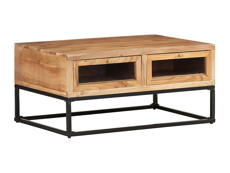 Salontafel 90x60x40 cm Massief acaciahout