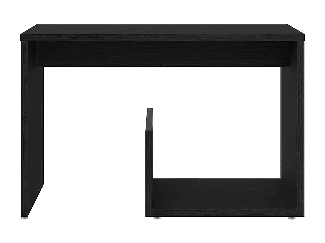 Table d'Occasion Chêne Noir 59 x 36 x 38 cm Bois d'ingénierie