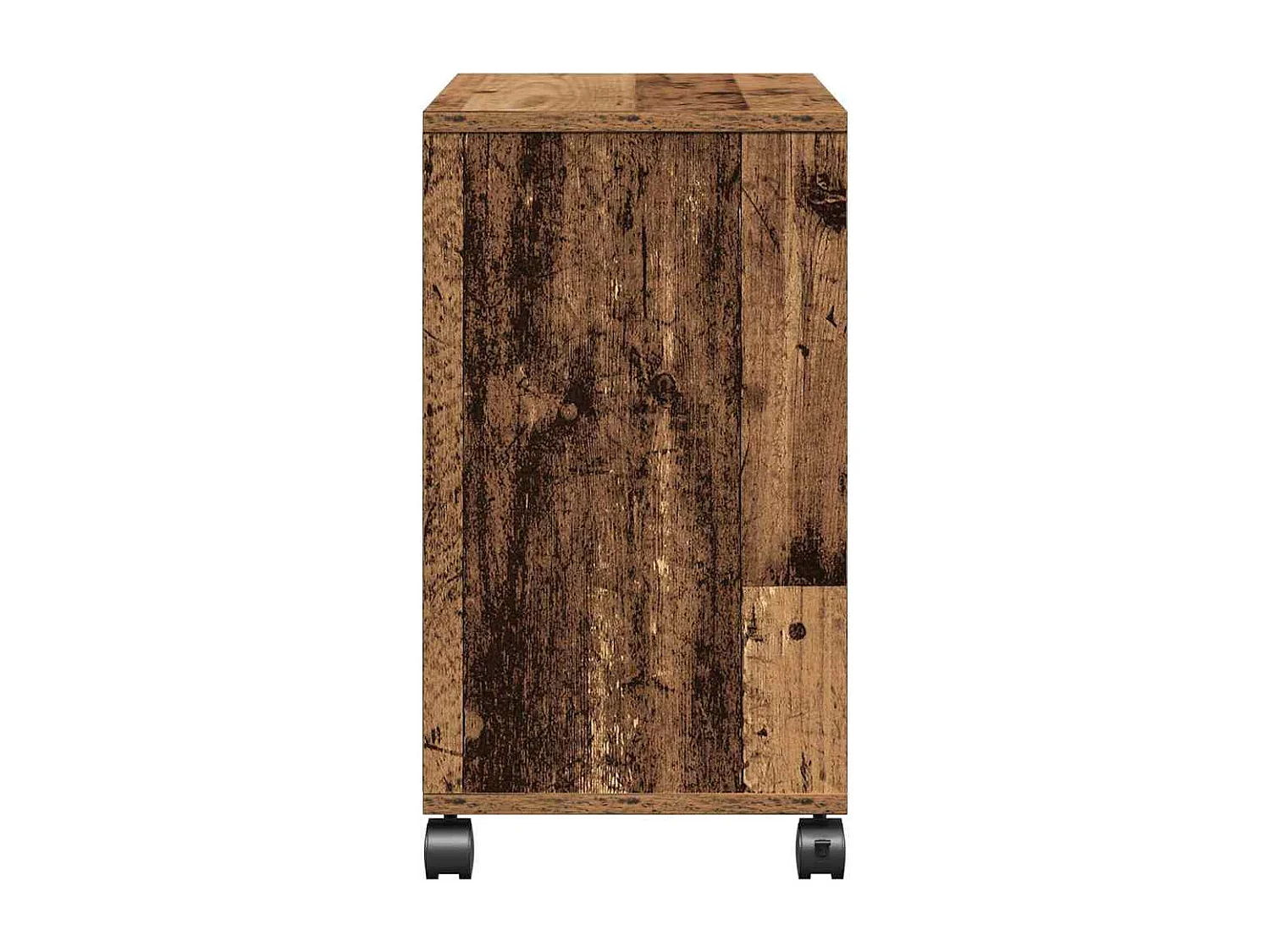 Tavolino laterale in legno antico 50 x 30 x 55 cm Legno ingegnerizzato