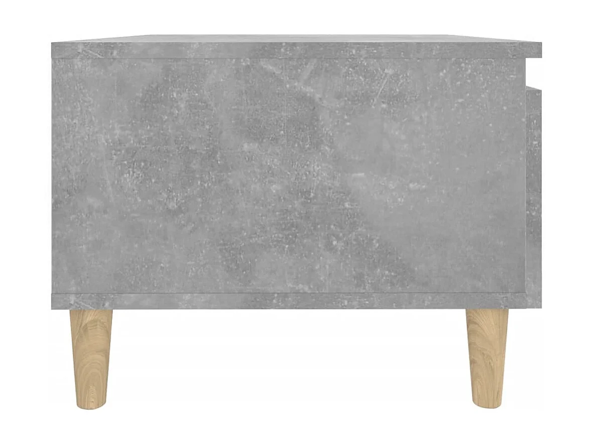 Tables d'appoint 2 pcs Gris béton 50x46x35 cm Bois d'ingénierie