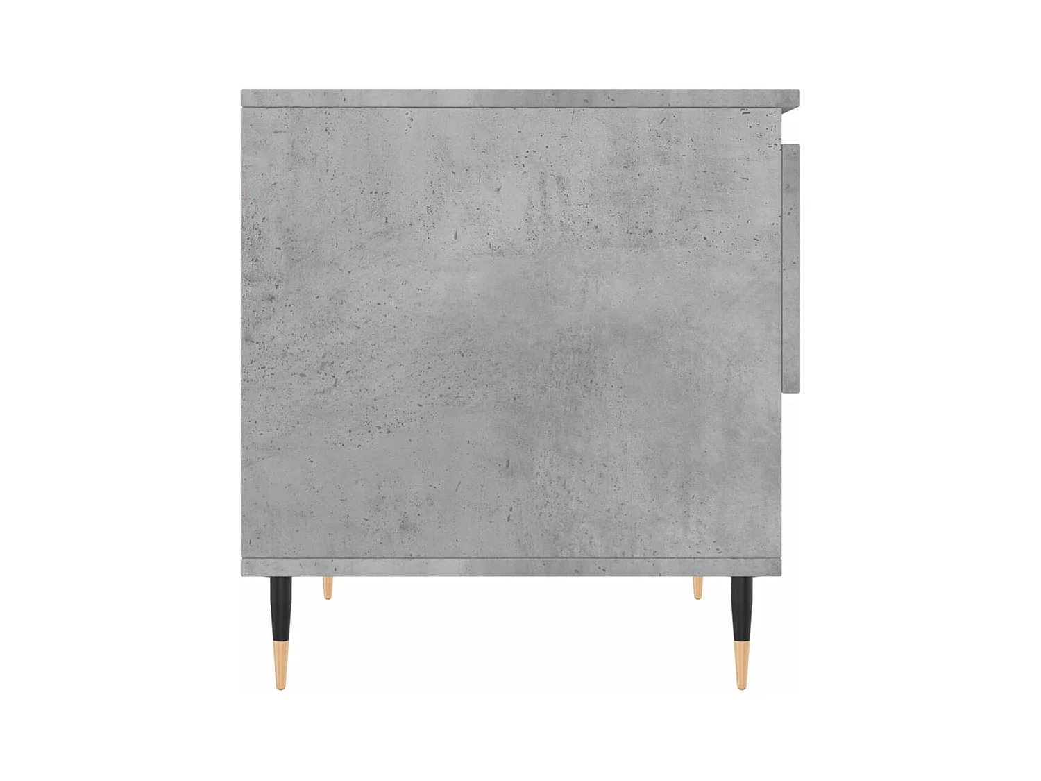 Table basse gris béton 50x46x50 cm bois d'ingénierie