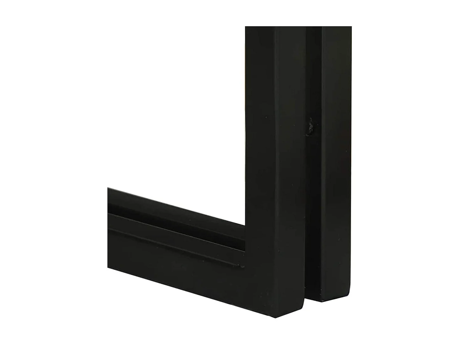 Nesttafel 3 stuks Bruin en zwart massief ruw mangohout