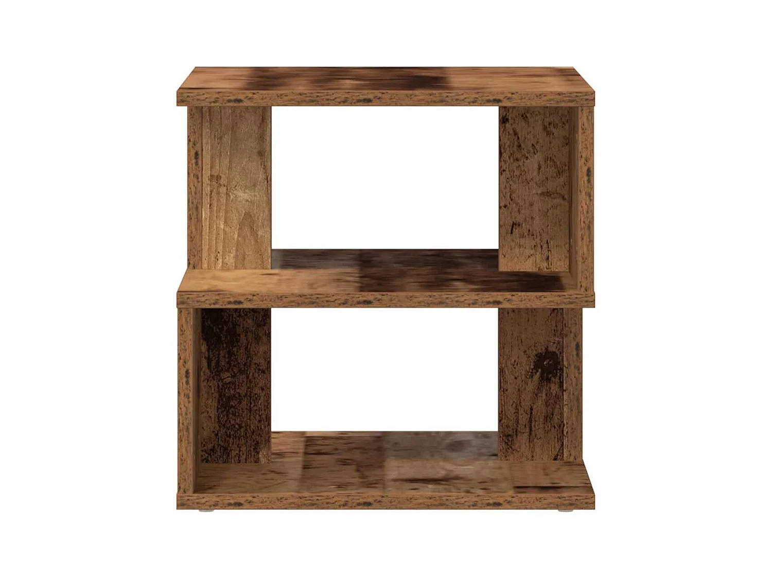 Tavolino laterale in legno antico 40 x 40 x 40 cm Legno ingegnerizzato