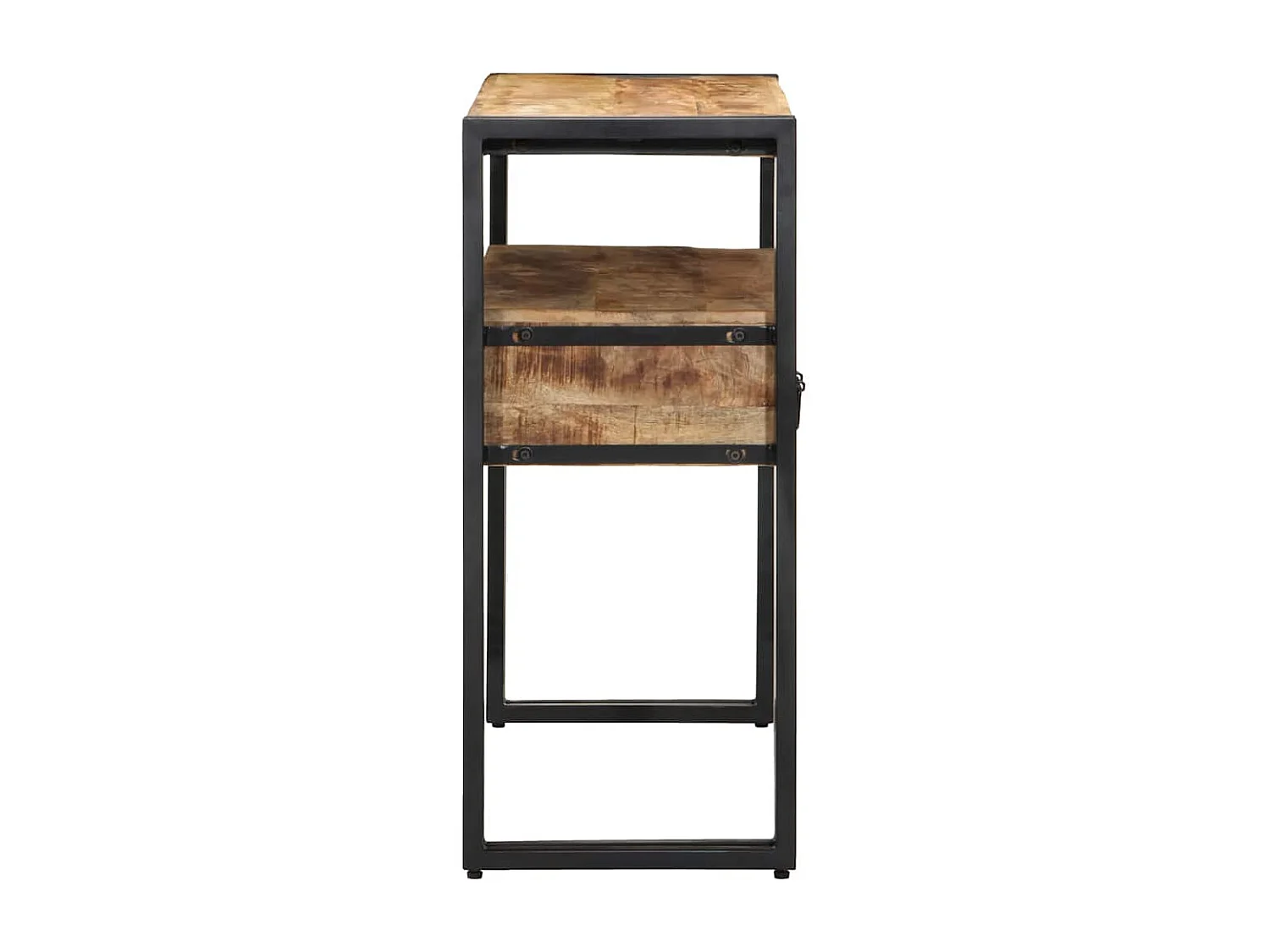 Tavolo consolle Marrone 90 x 33 x 75 cm in legno massello di mango