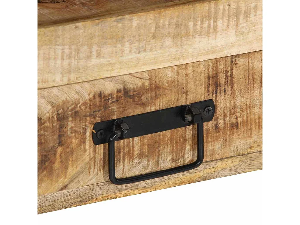 Tavolo consolle Marrone 90 x 33 x 75 cm in legno massello di mango