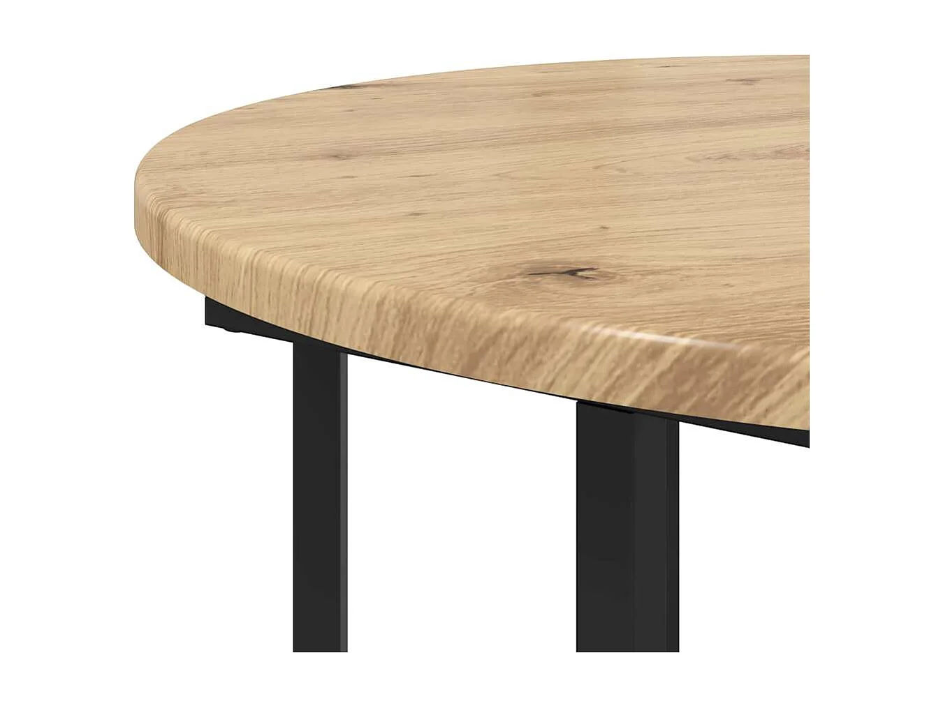 Ensemble de tables d'appoint 2 pcs Chêne artisanal et noir