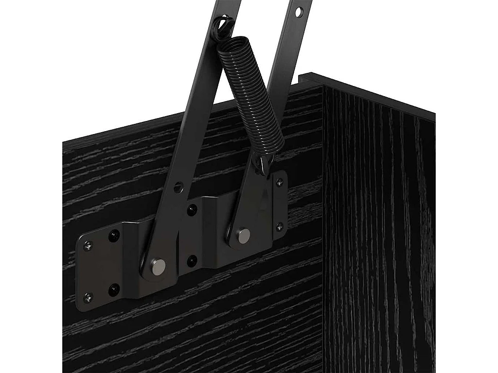 Table basse Chêne noir 80 x 50,5 x 42,5 cm Bois d'ingénierie