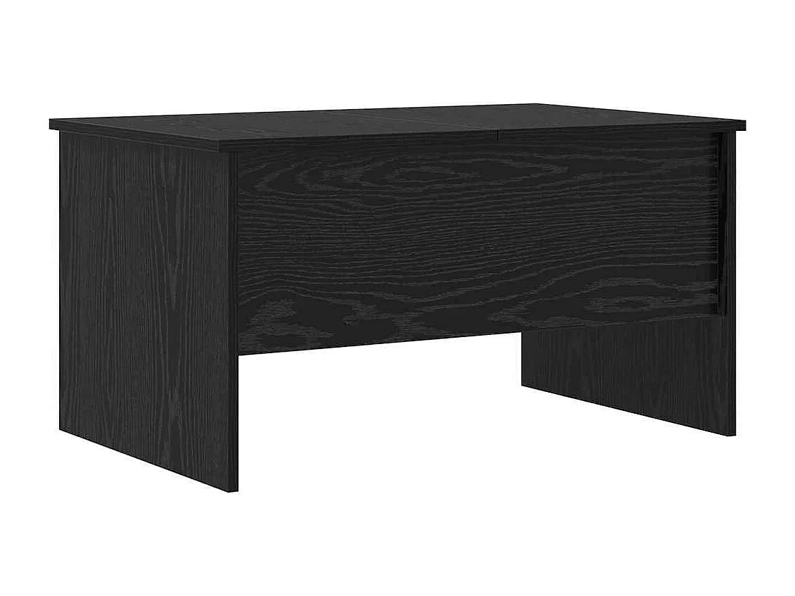 Table basse Chêne noir 80 x 50,5 x 42,5 cm Bois d'ingénierie
