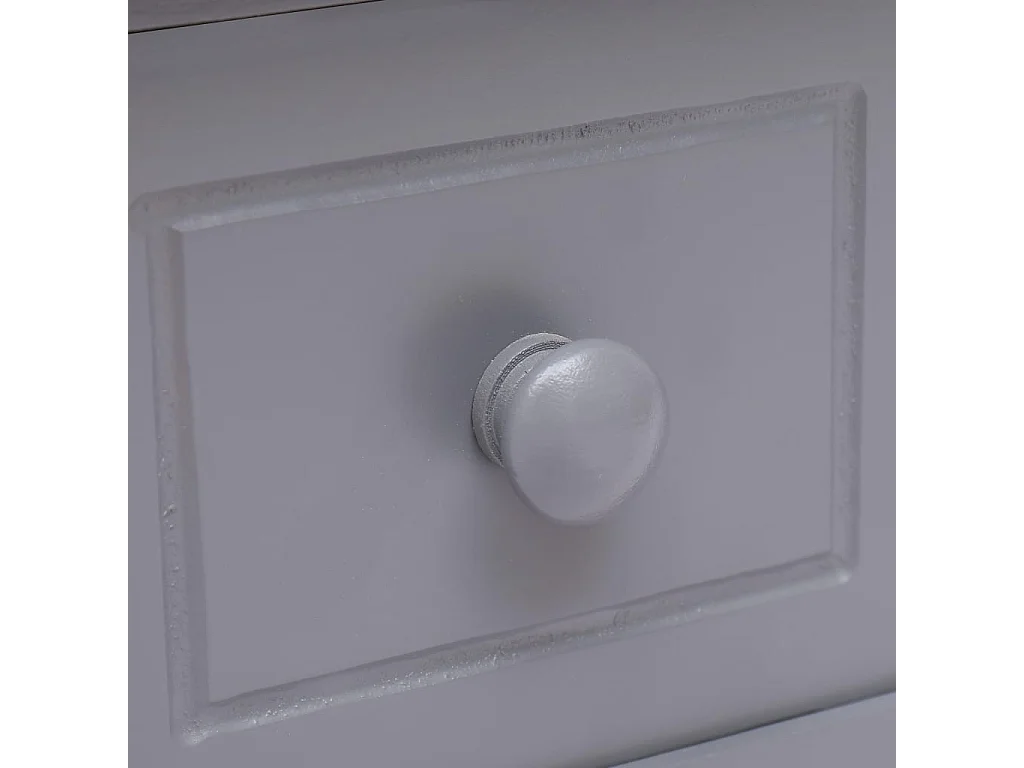 Grijze bijzettafel 40x40x40 cm Paulowniahout