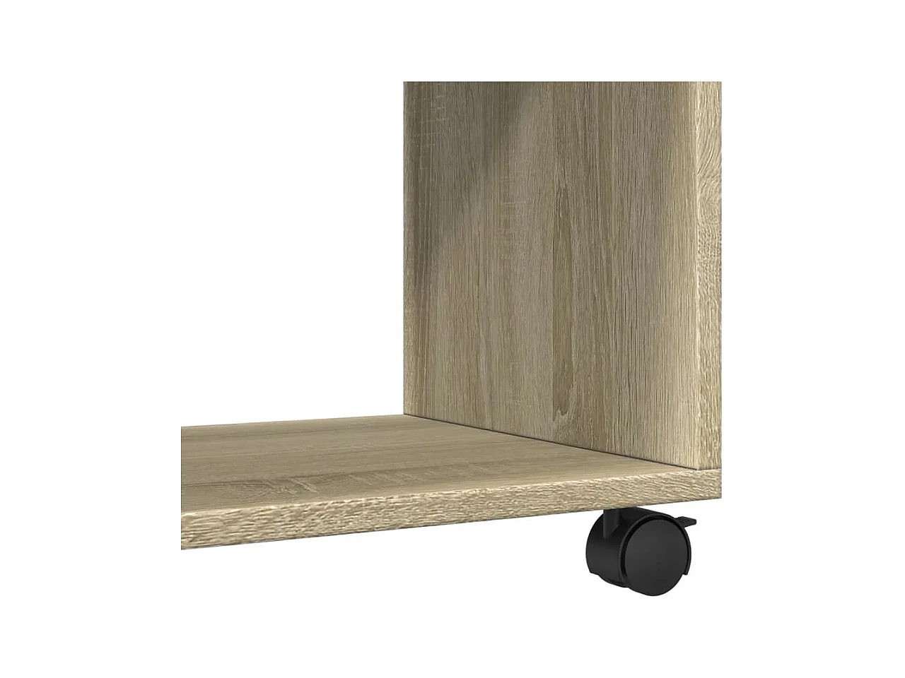 Armoire à roulettes chêne sonoma 72x33x42,5cm bois d’ingénierie