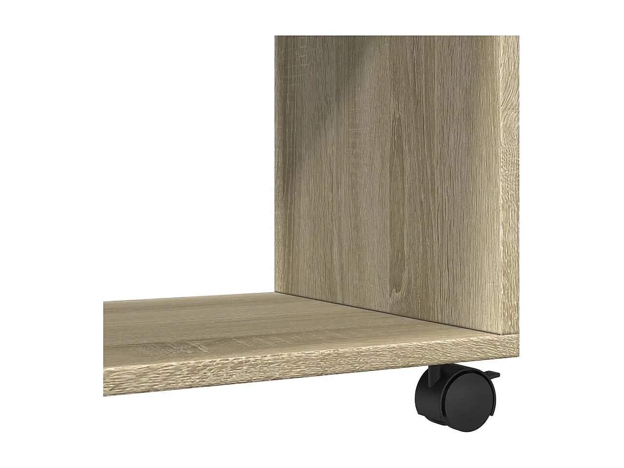 Armoire à roulettes chêne sonoma 72x33x42,5cm bois d’ingénierie