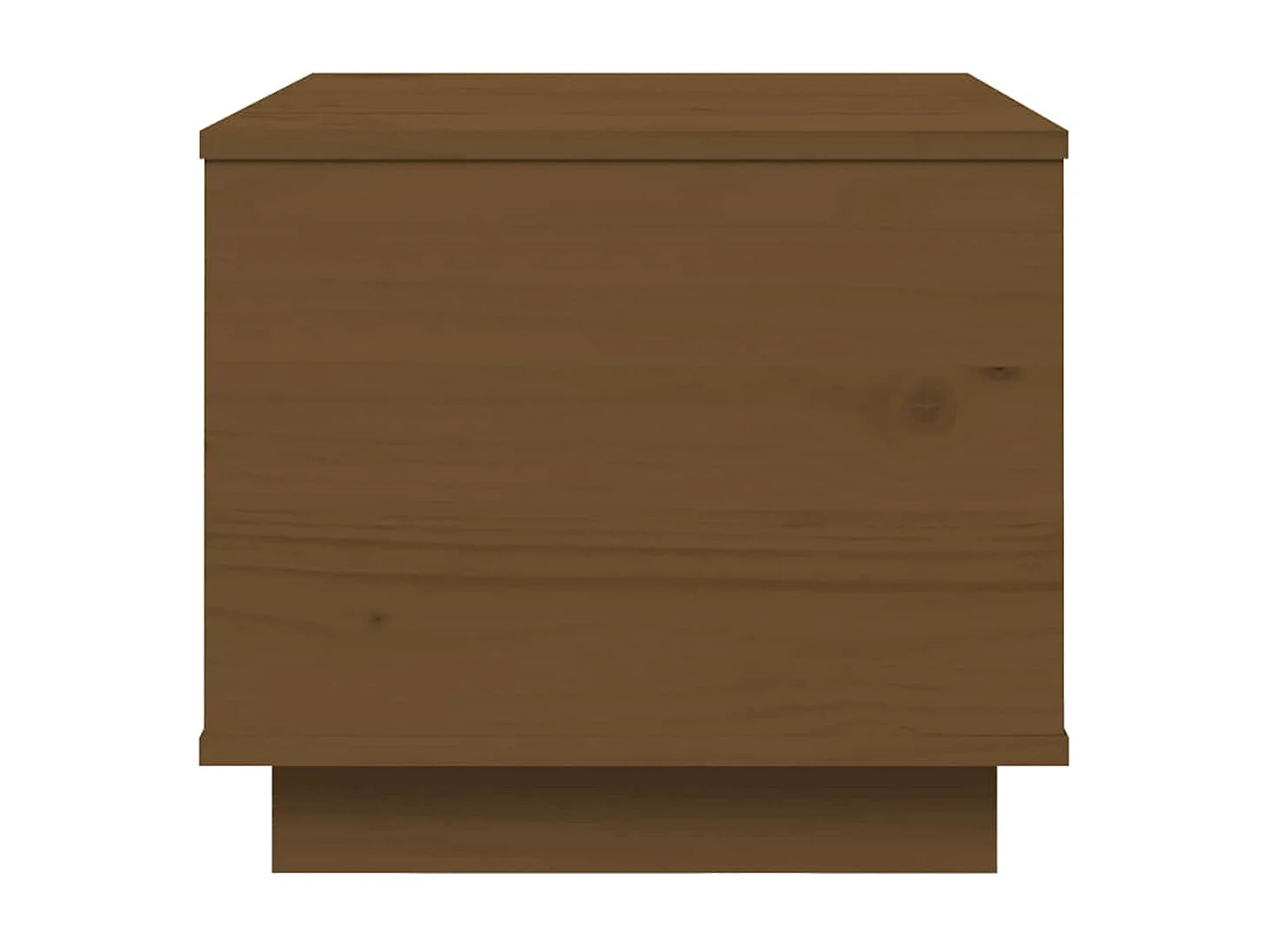 Table basse Marron miel 40x50x35 cm Bois massif de pin