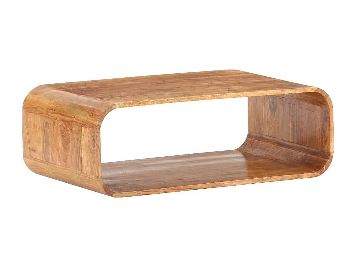 Couchtisch 90x50x30 cm Massives Akazienholz